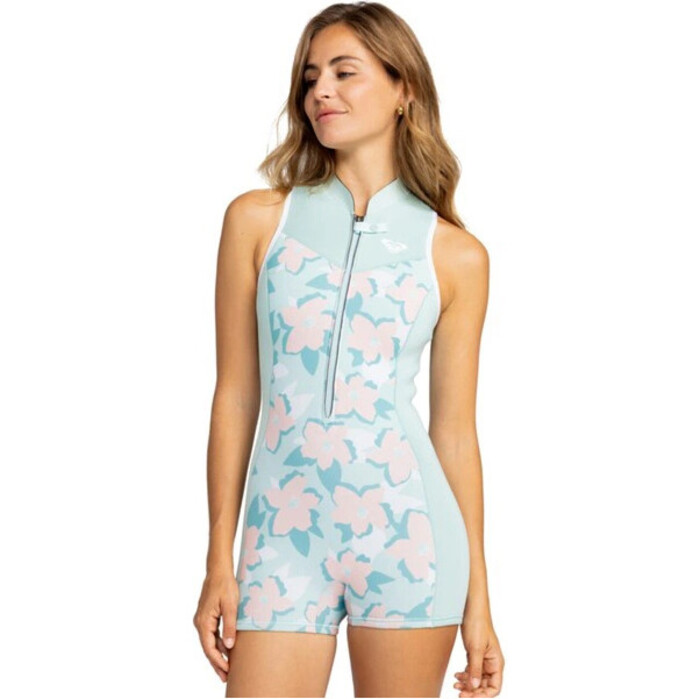 2025 Roxy Womens Rise 1 5mm Front Zip Short Jane Wetsuit